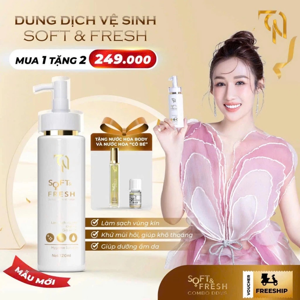 Dung dịch vệ sinh phụ nữ Soft Fresh Đông Anh