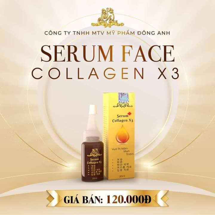Serum face collagen X3 Đông Anh