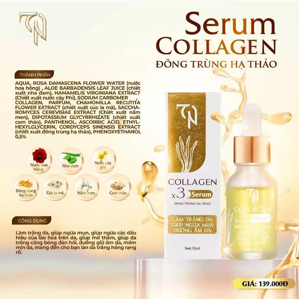 Serum nám Collagen X3 Đông Anh
